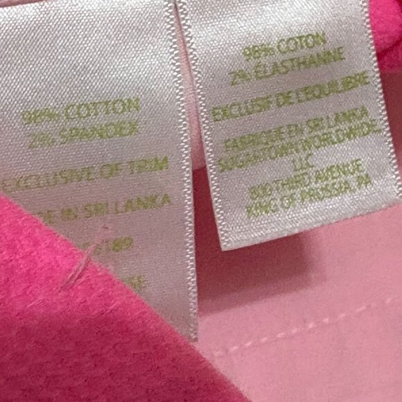 Lilly Pulitzer Women's Pink Scalloped Hem Buttercup Shorts Size 14 - Picture 2 of 3